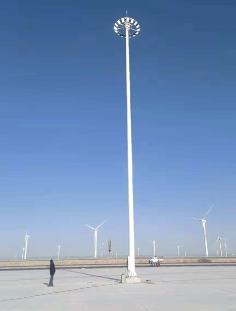 瓜州高速路服务区墨玉高杆灯项目